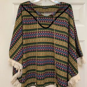 Earthbound Trading Company Pull Over Sweater Small